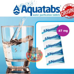 Aquatabs Water Purification Tablets เม็ดทำน้ำสะอาดให้ดื่มได้